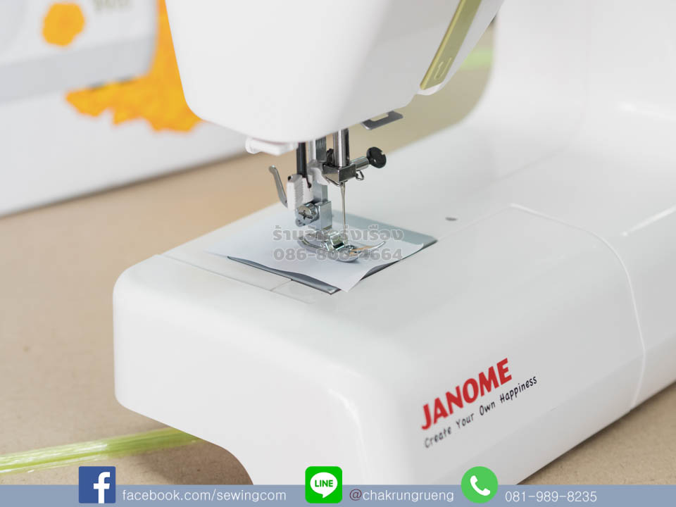 สามารถเย็บได้ทั้งเข็มเดี่ยวและเข็มคู่